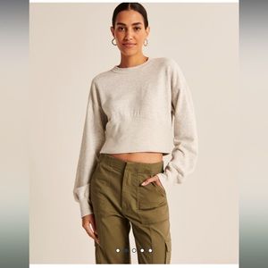 Abercrombie Corset Crew Sweatshirt